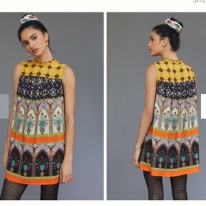 EUC Anthropologie Conditions Apply Sleeveless Ivy Mini Tunic Dress SIZE…